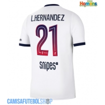 Camisa de time de futebol Paris Saint-Germain Lucas Hernandez #21 Replicas 2º Equipamento 2026-27 Manga Curta